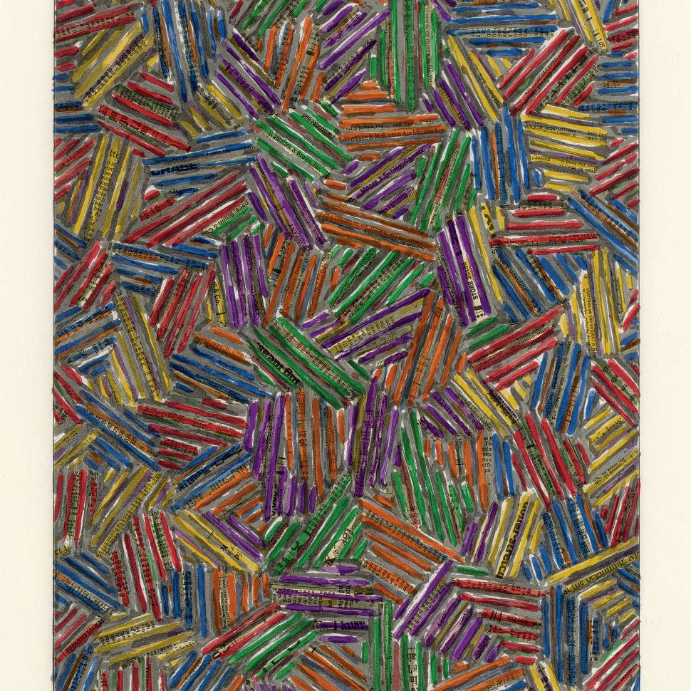 Jasper Johns — Цикада II (ULAE 214)