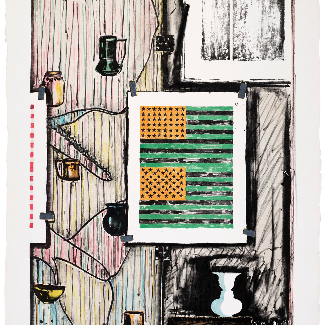 Jasper Johns — Чревовещатель
