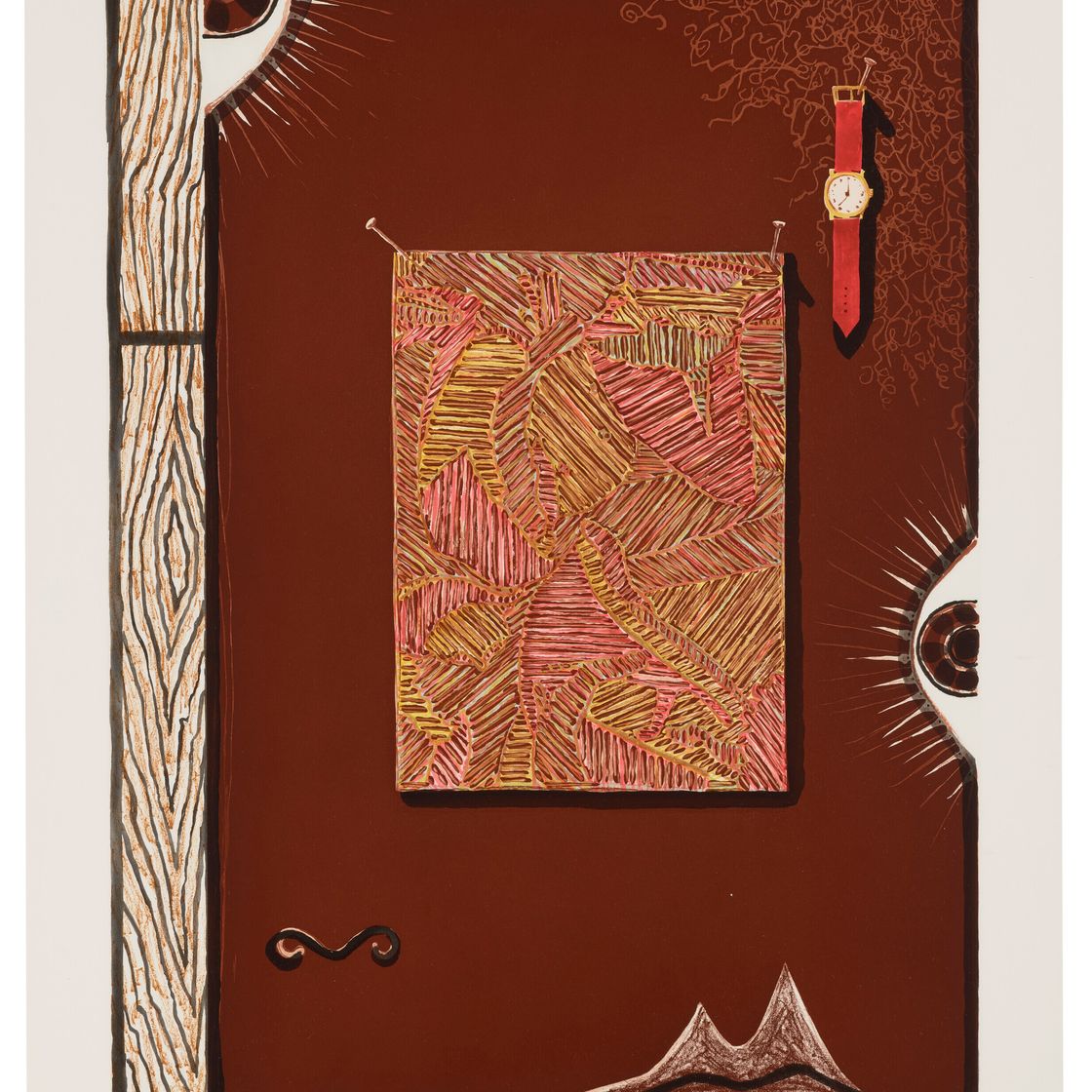 Jasper Johns — Циферблат с часами