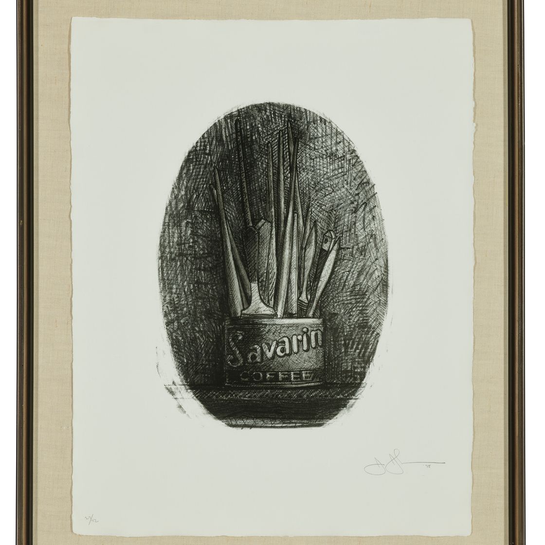Jasper Johns — Саварин 4 (овальный), изображение 2