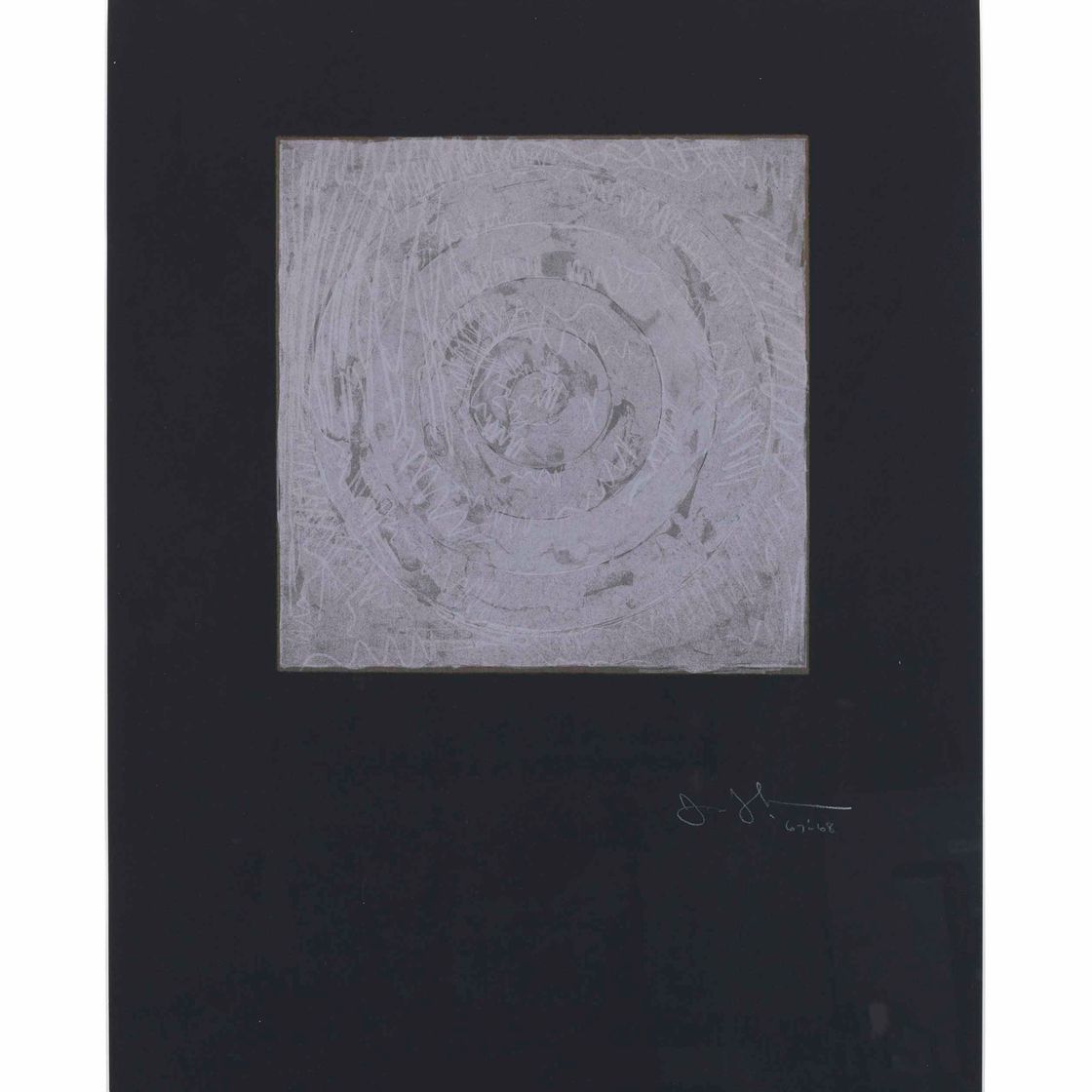 Jasper Johns — Белая мишень