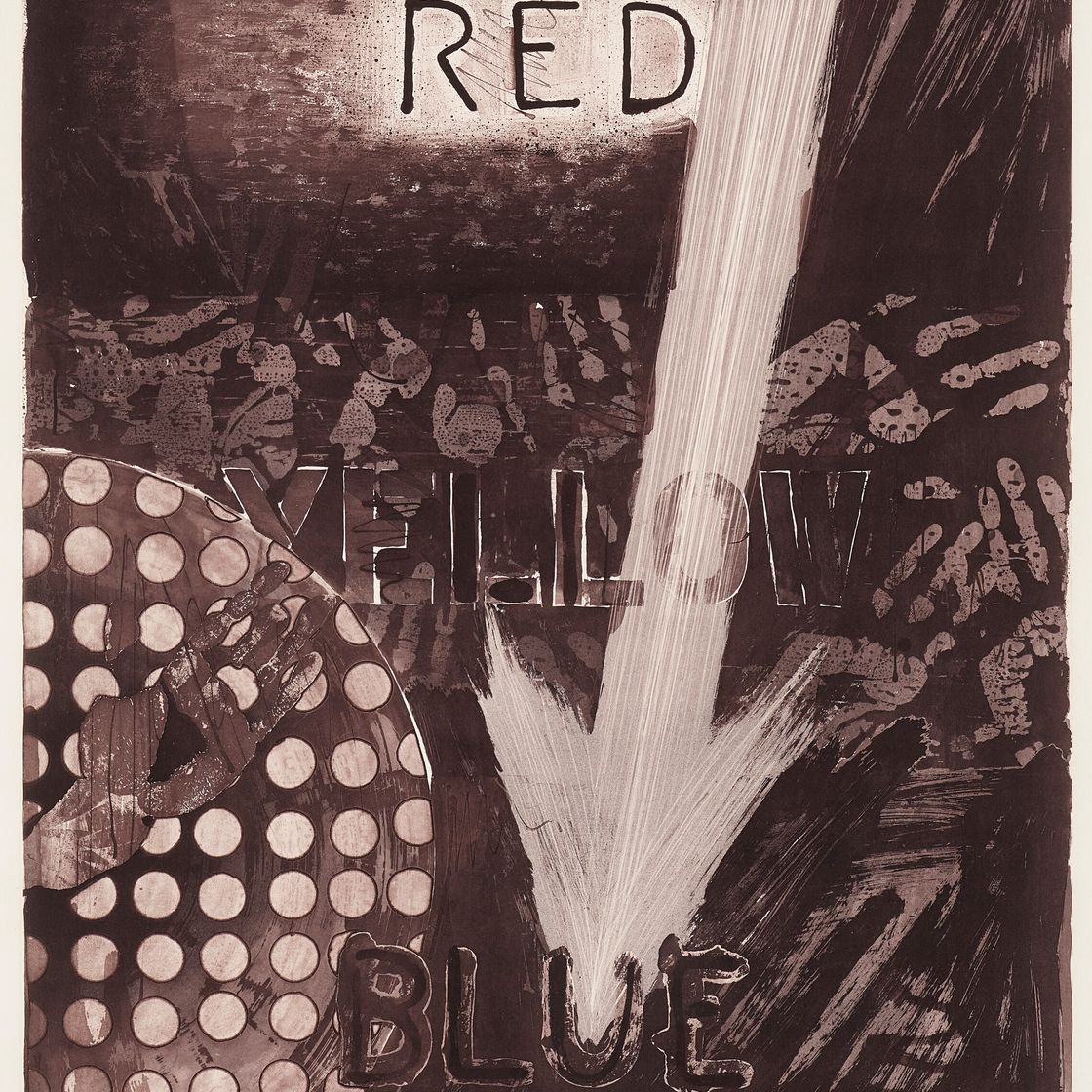 Jasper Johns — Без названия (красный), без названия (желтый) и без названия (синий), изображение 2