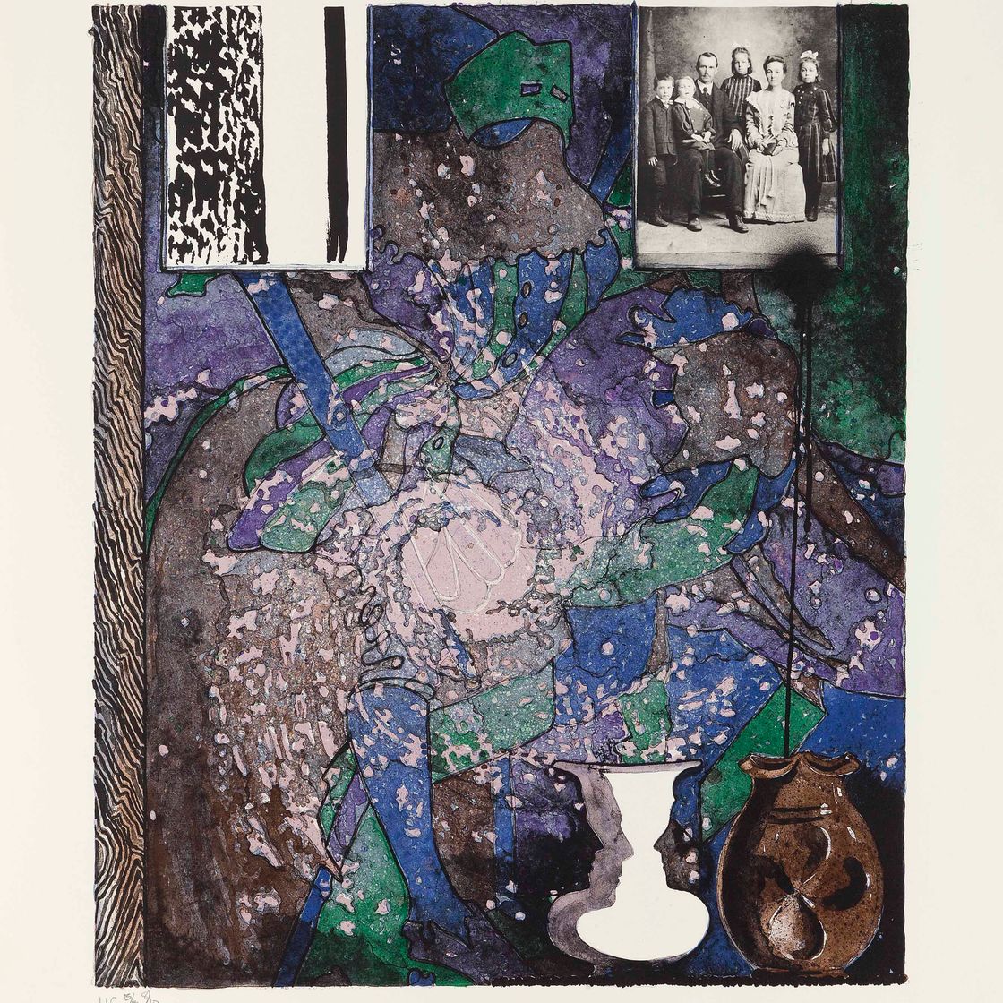 Jasper Johns — Без названия (Американский центр)