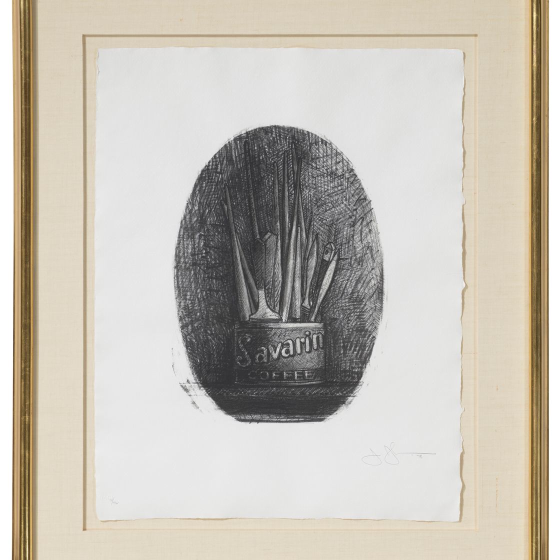 Jasper Johns — Саварин 4 (овальный), изображение 2