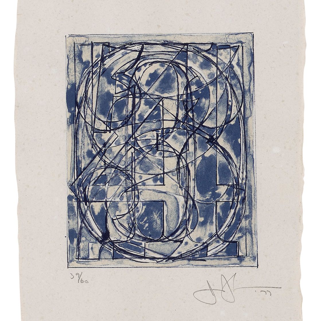 Jasper Johns — Три гравюры художника, изображение 2