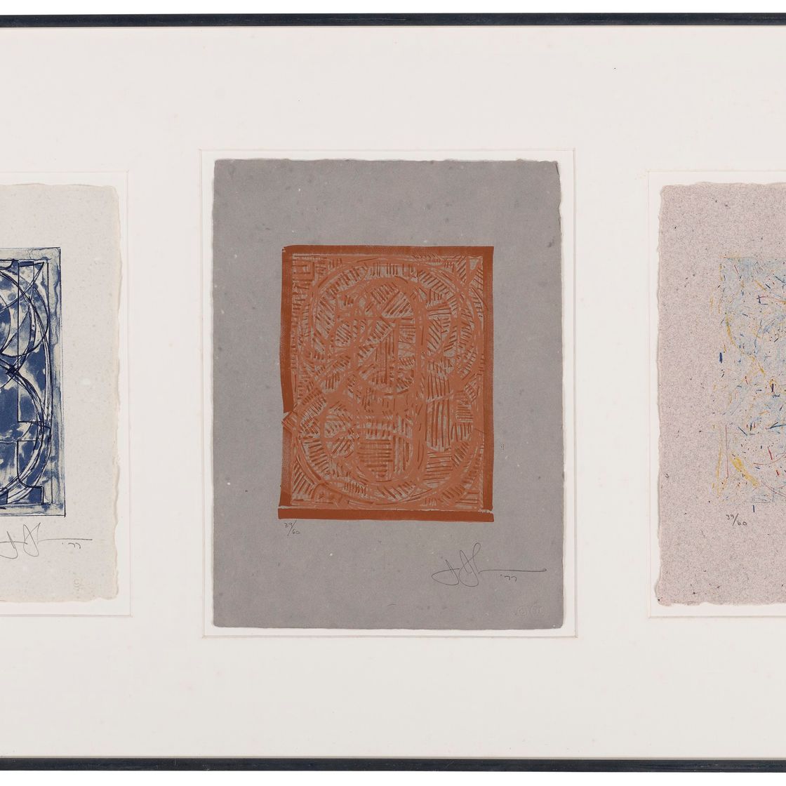 Jasper Johns — Три гравюры художника, изображение 5