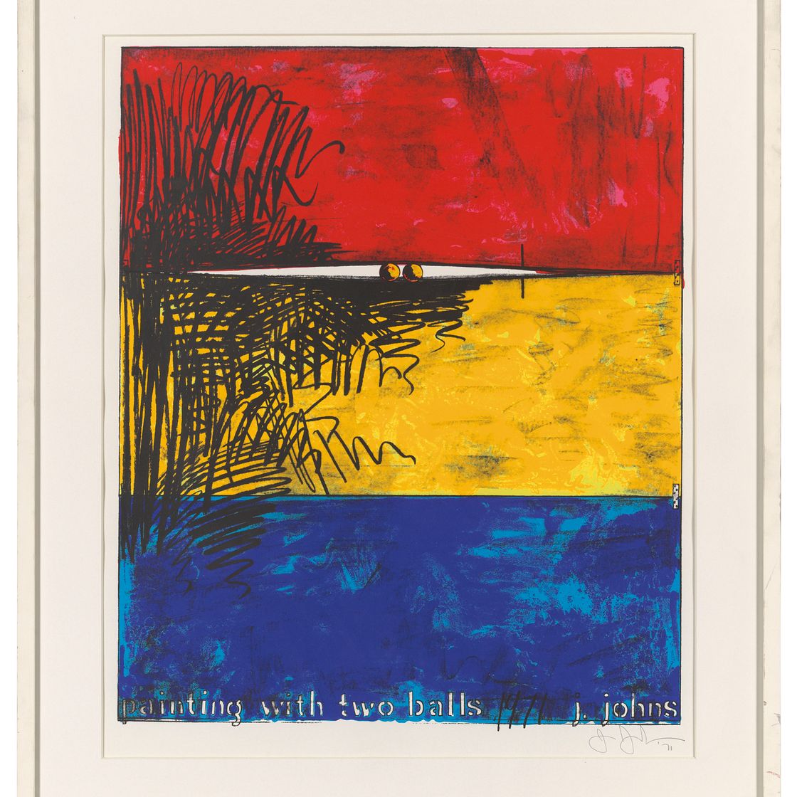 Jasper Johns — Рисование двумя шариками, изображение 2