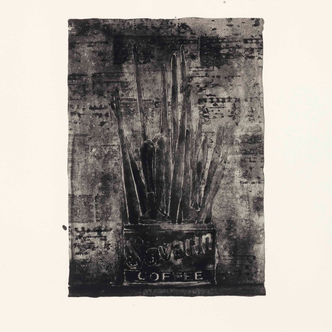 Jasper Johns — Саварин 1 (печенье) (ULAE 191)