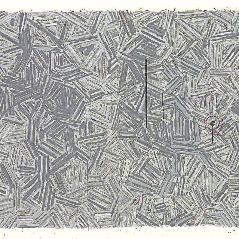 Jasper Johns — Голландские жены (ULAE 187)