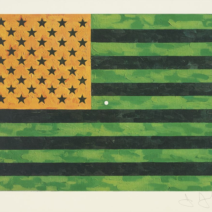 Jasper Johns — Флаг (мораторий) (Универсальные художественные издания с ограниченным тиражом S5)