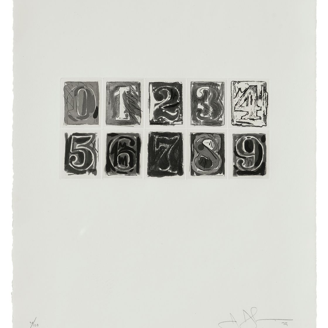 Jasper Johns — 0-9, изображение 1