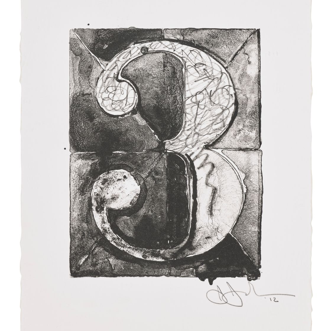 Jasper Johns — 3, от 0 до 9, изображение 1
