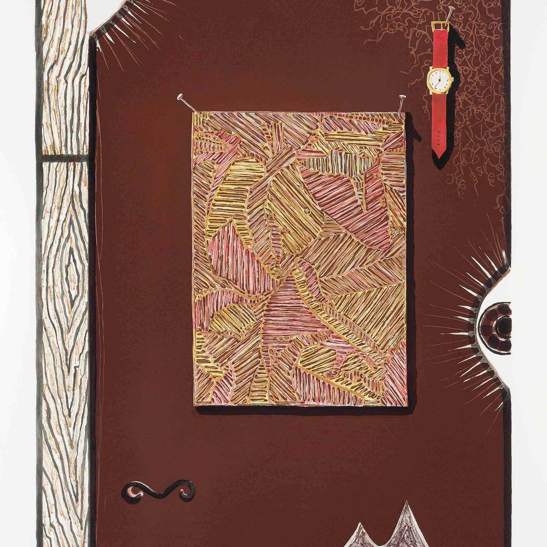 Jasper Johns — Циферблат с часами