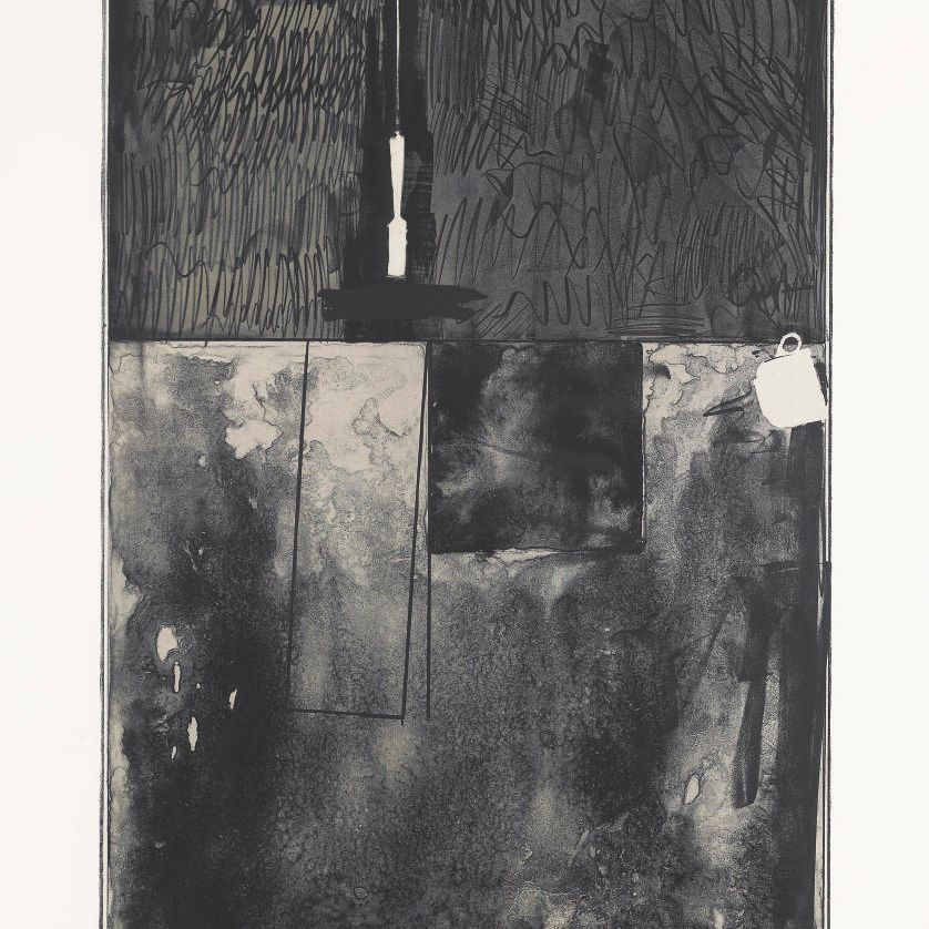 Jasper Johns — Зона, Черный штат (ULAE 106)