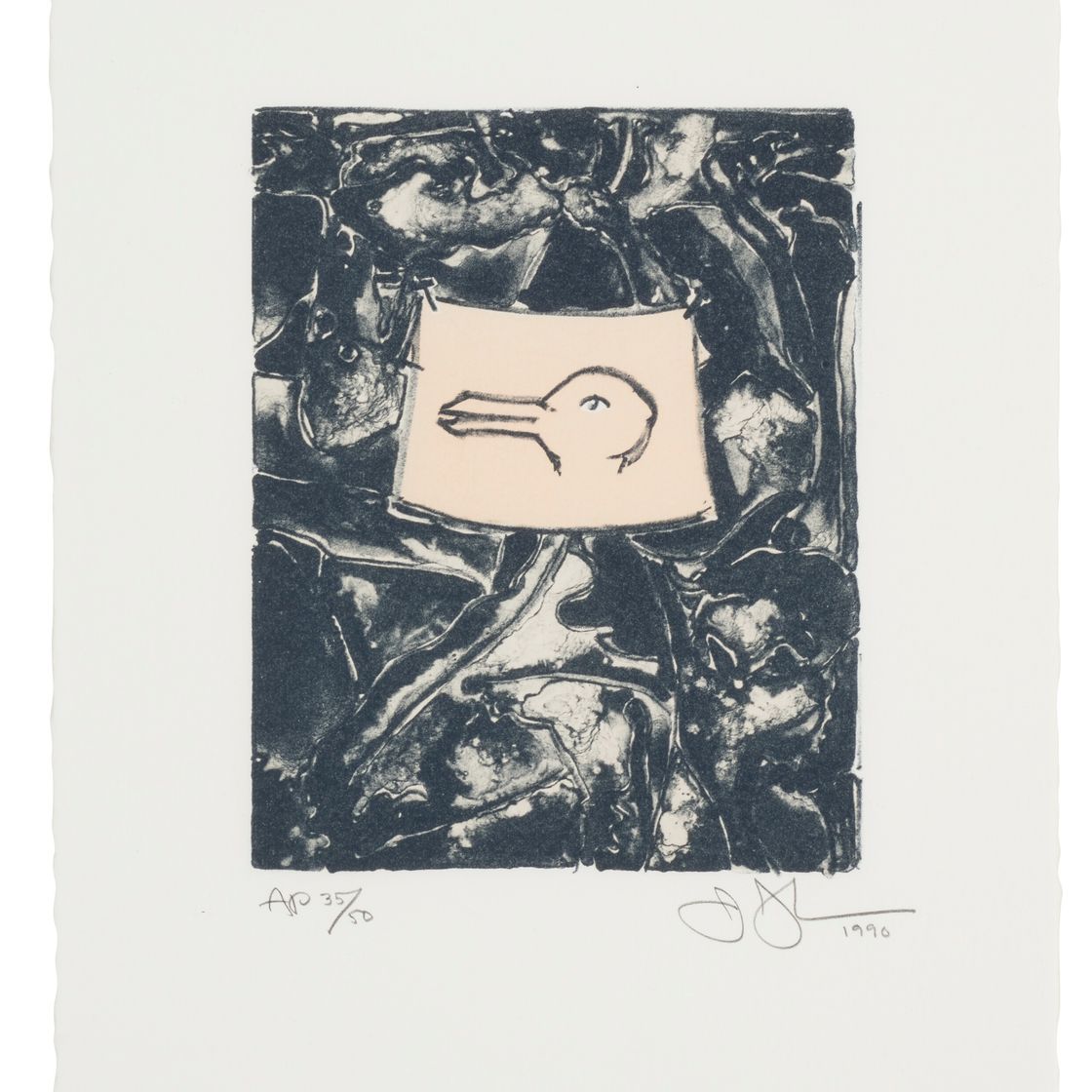 Jasper Johns — Без названия, из портфолио Харви Ганта