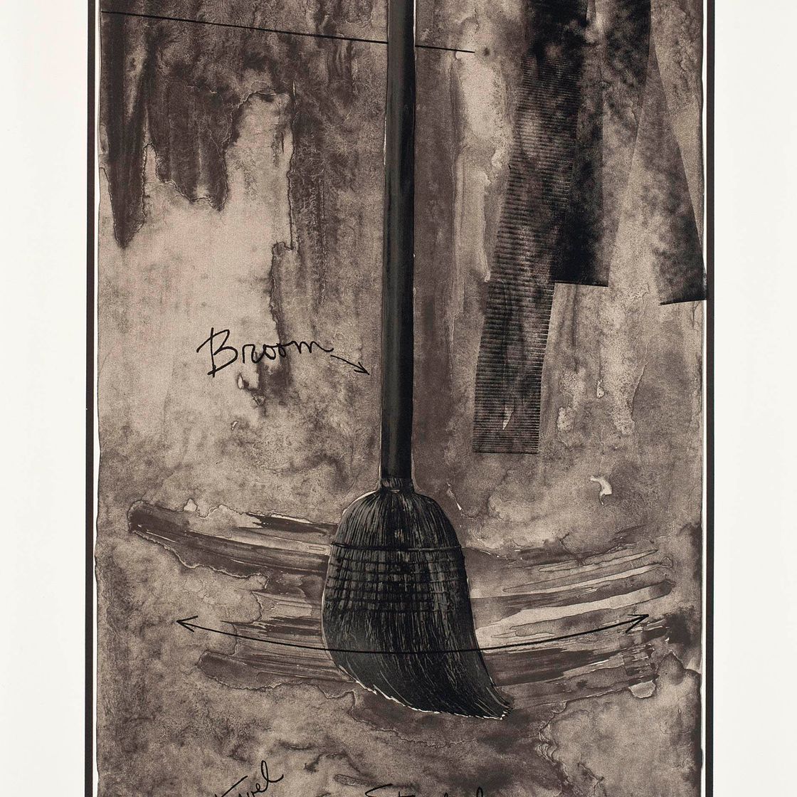 Jasper Johns — Черный штат "Дом дураков" (ULAE 110; Gemini 356)