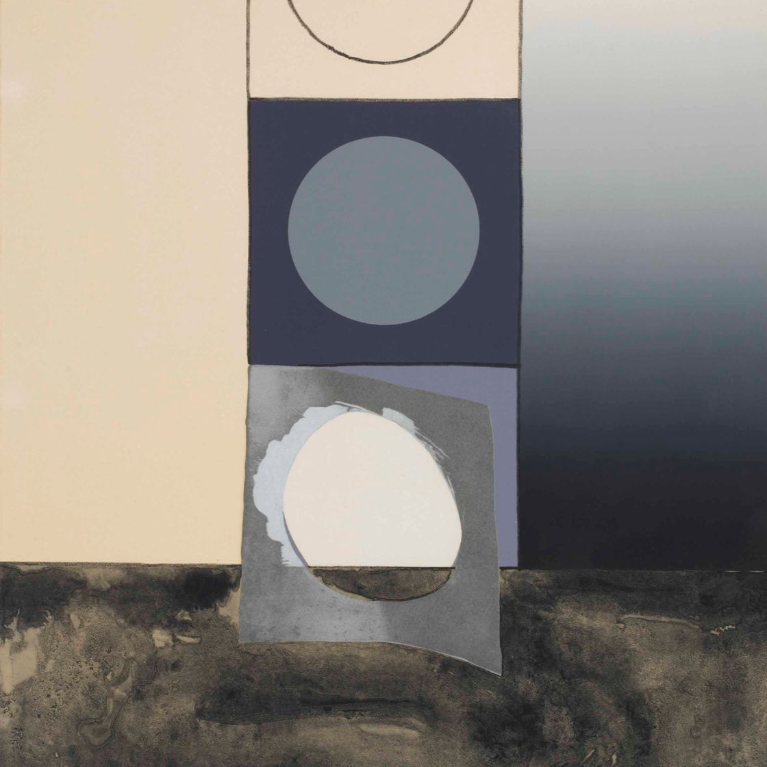 Jasper Johns — Изогнутый трафарет, из фрагмента - в соответствии с тем, что