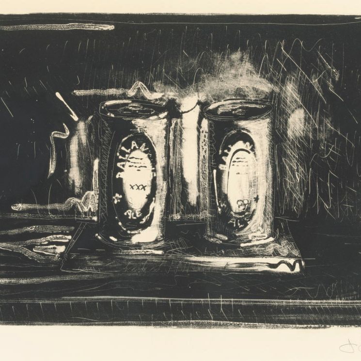Jasper Johns — Банки из-под эля (ULAE 154)