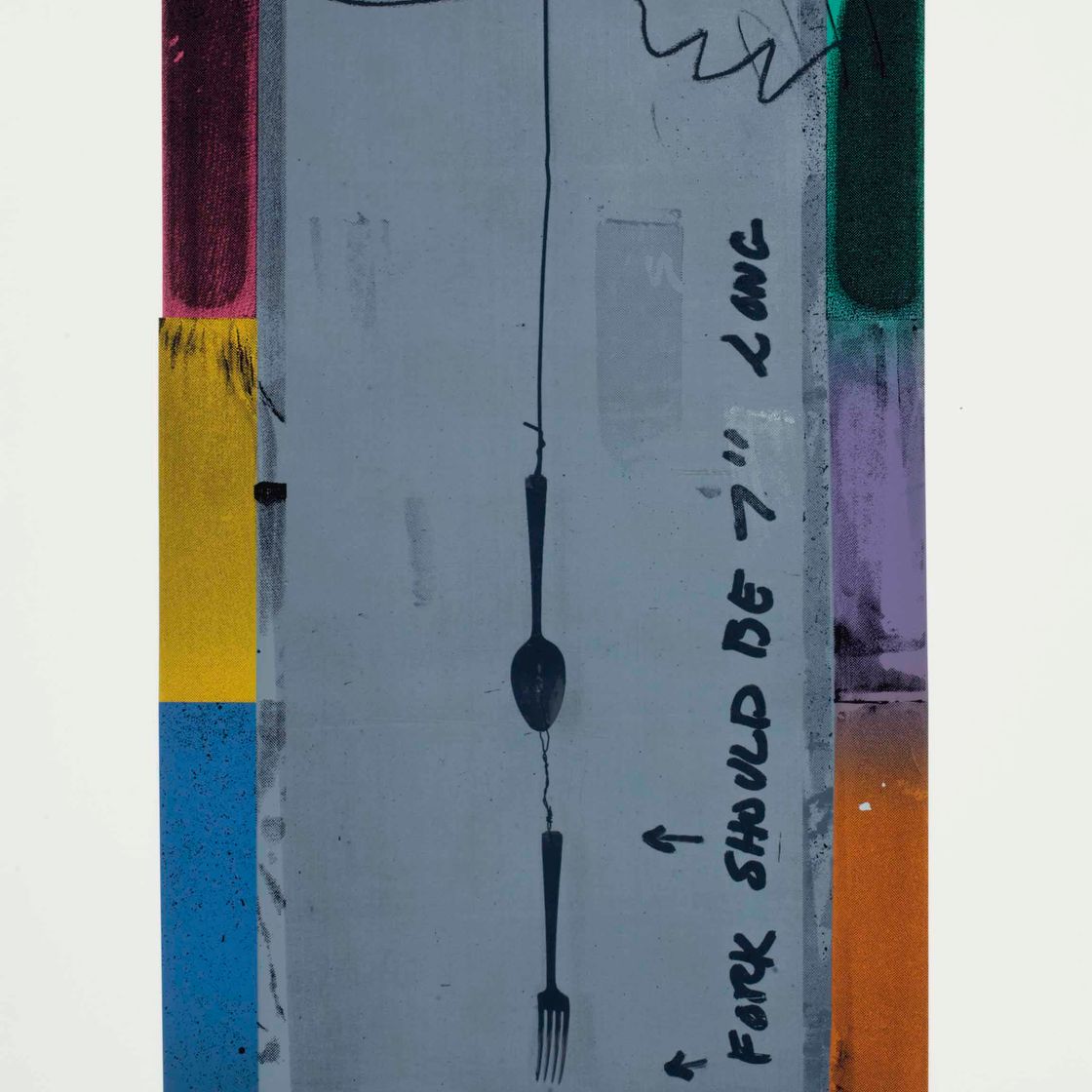 Jasper Johns — Элемент экрана (ULAE 101)