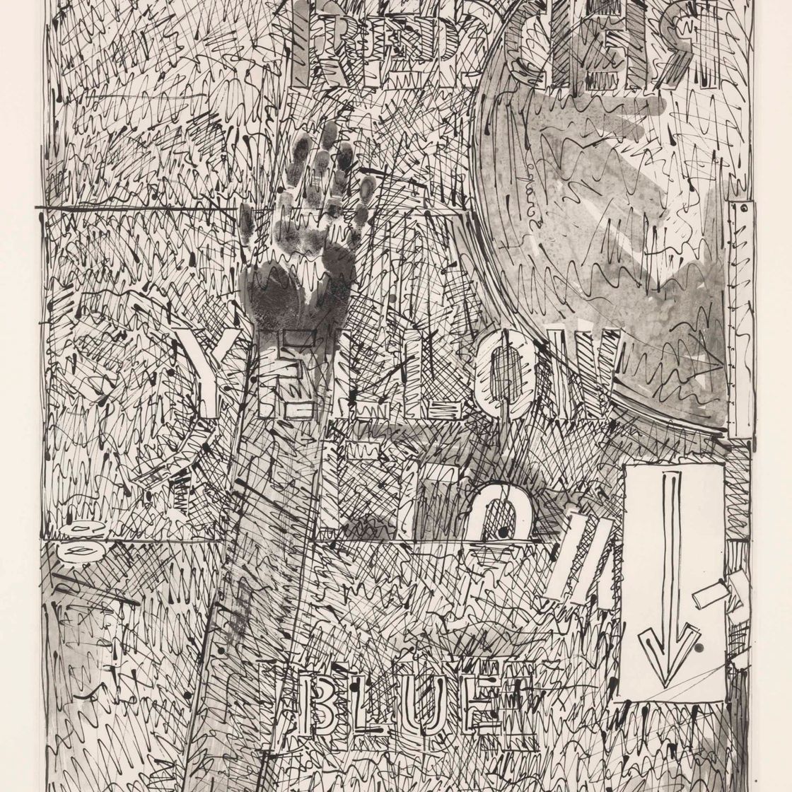 Jasper Johns — Лэндс-Энд II (ULAE 205)