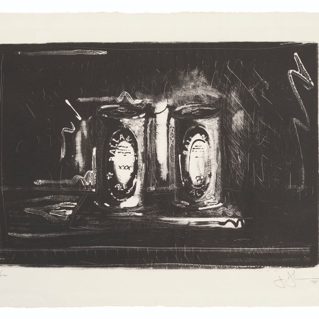 Jasper Johns — Банки из-под эля