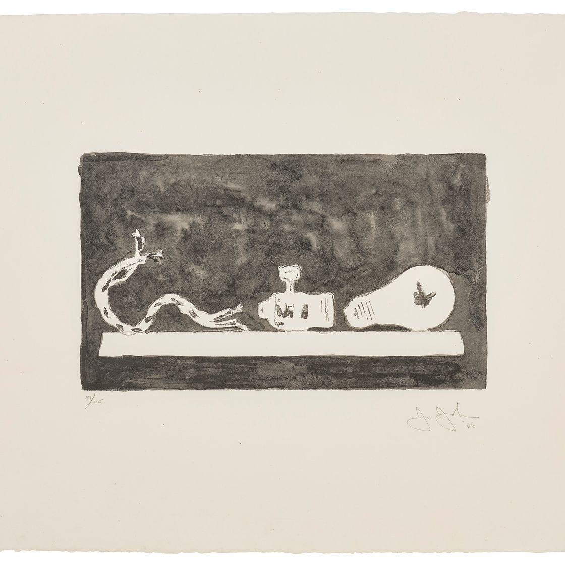 Jasper Johns — лампочка