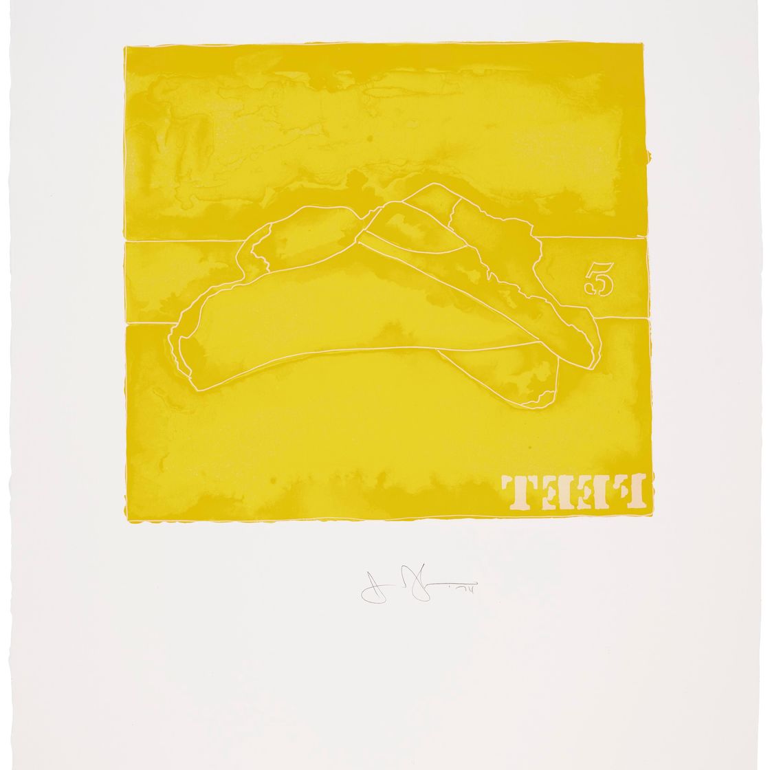 Jasper Johns — Ноги, по слепкам с Безымянного