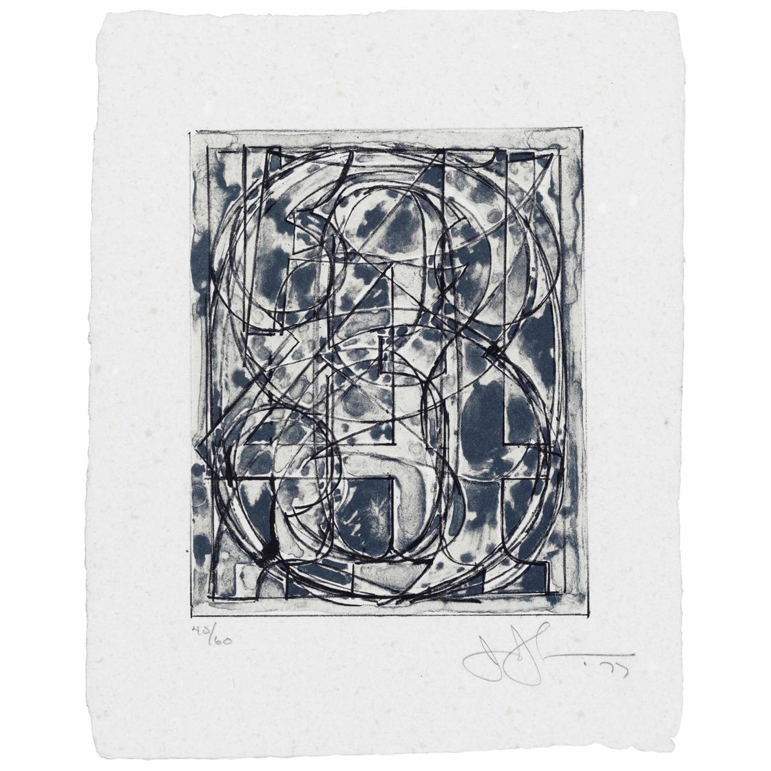 Jasper Johns — от 0 до 9
