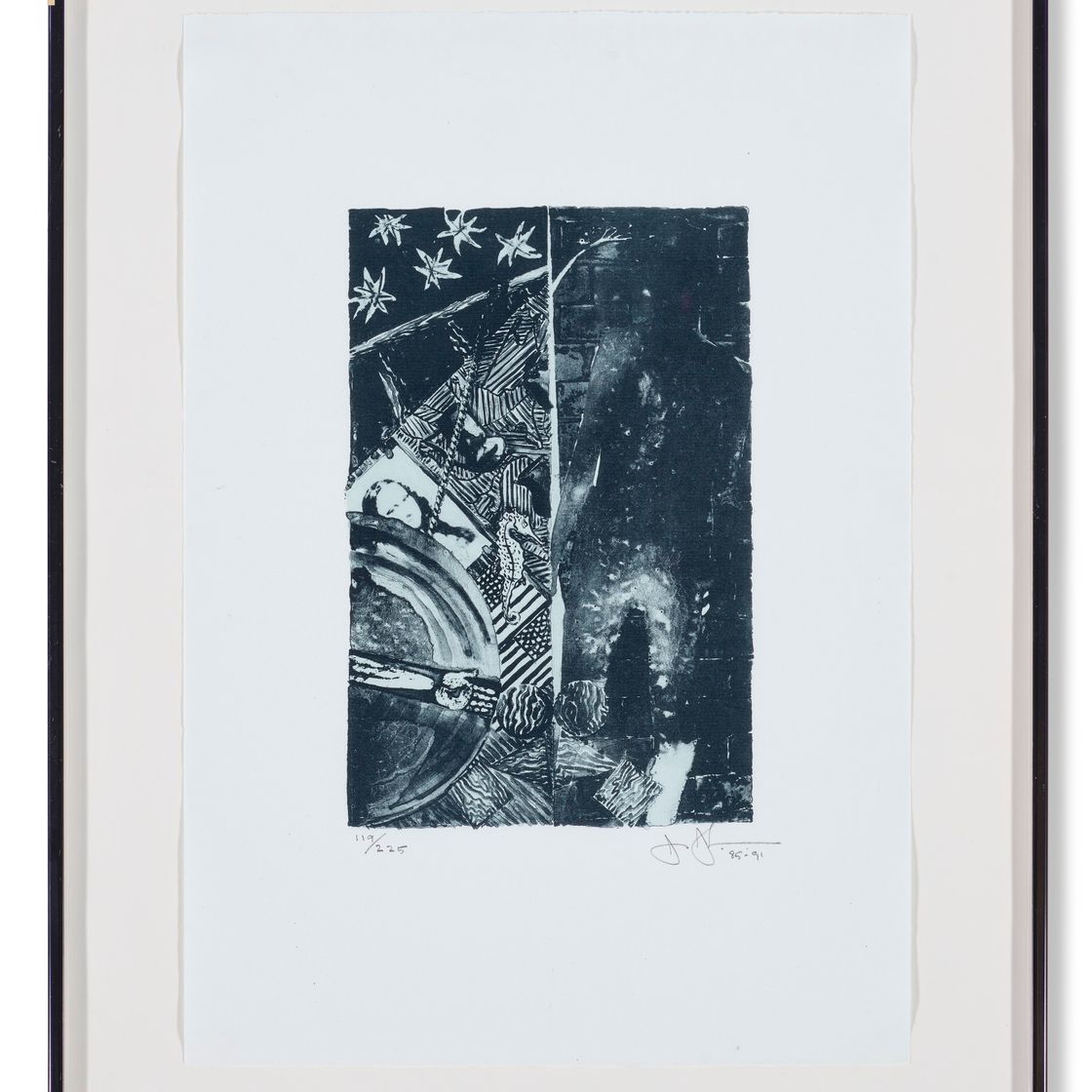 Jasper Johns — Лето (синее), изображение 2