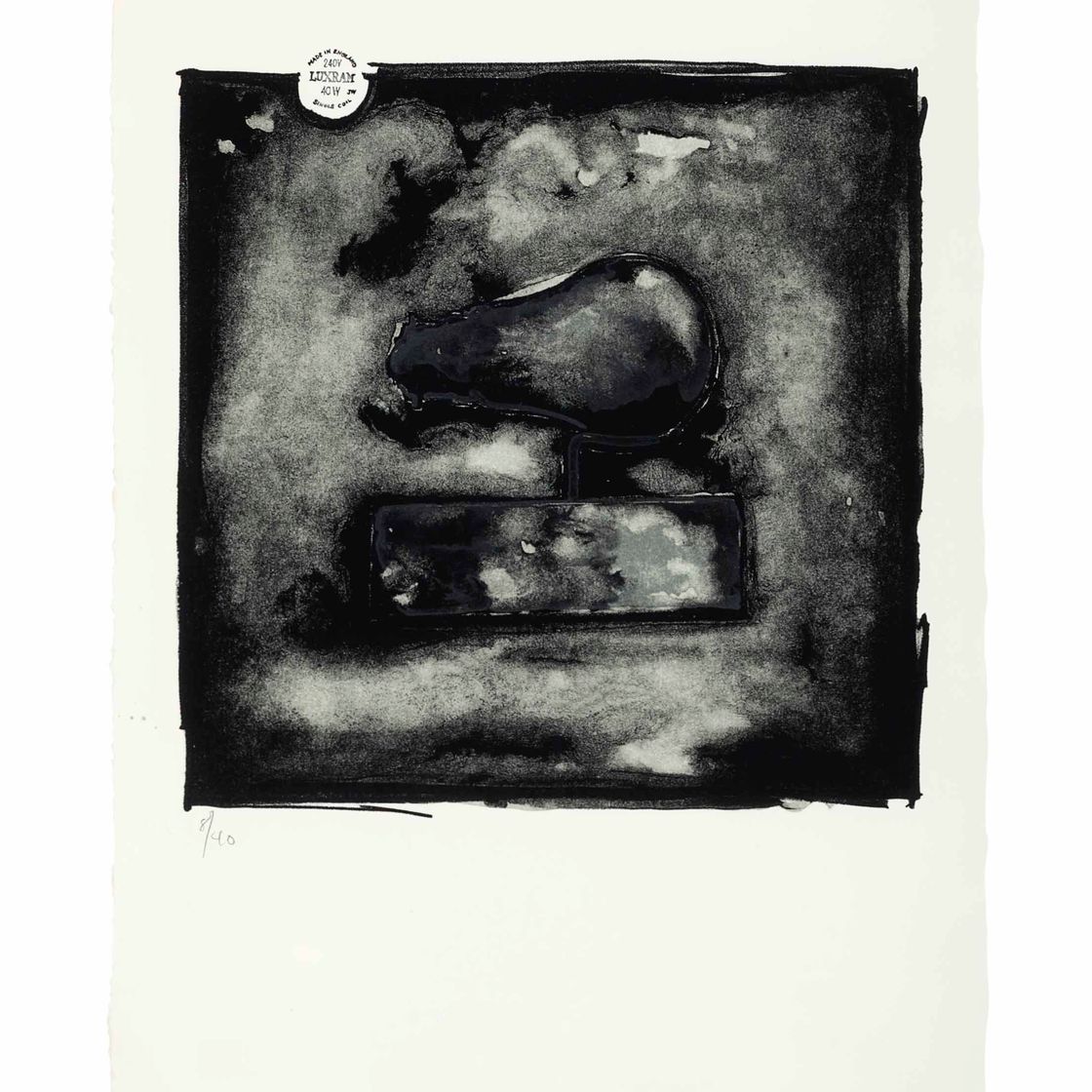 Jasper Johns — лампочка