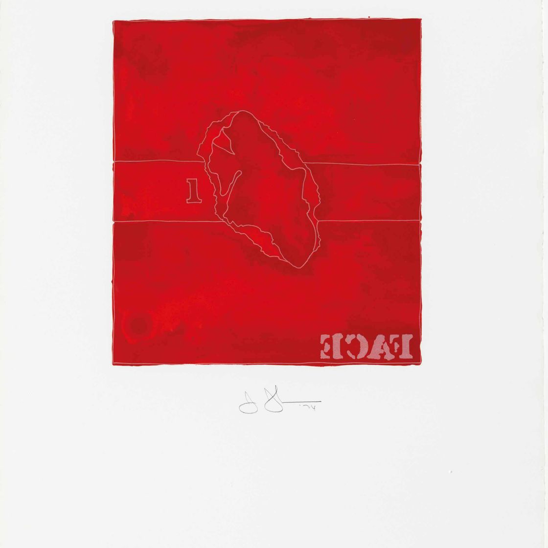 Jasper Johns — Лицо