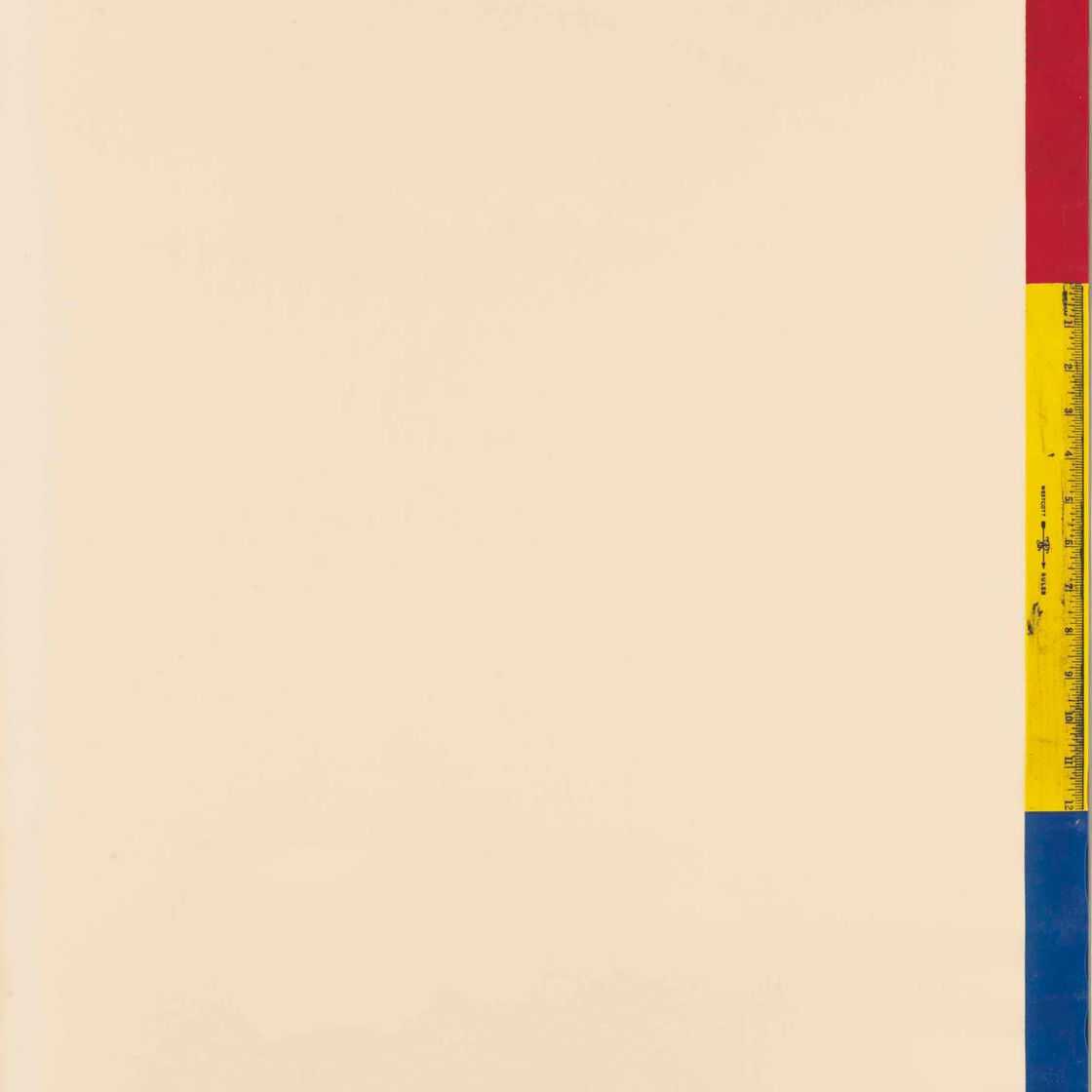 Jasper Johns — Без названия (линейка)
