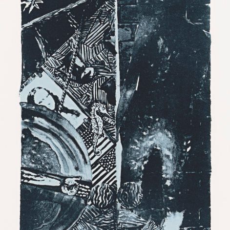 Jasper Johns — Летний (синий) (ULAE 254)