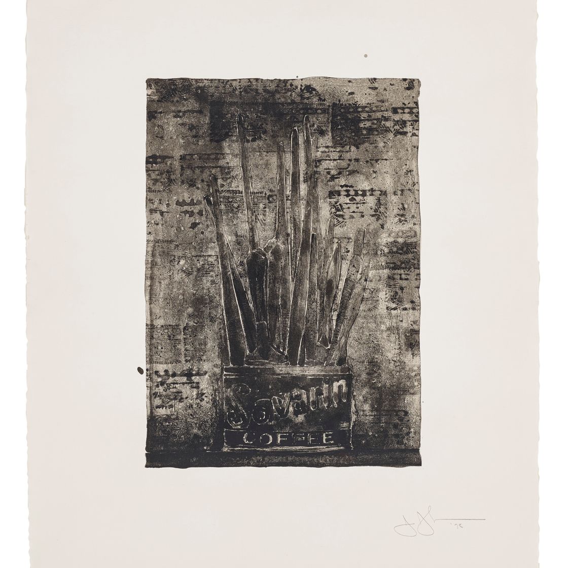 Jasper Johns — Саварин 1 (печенье), изображение 1