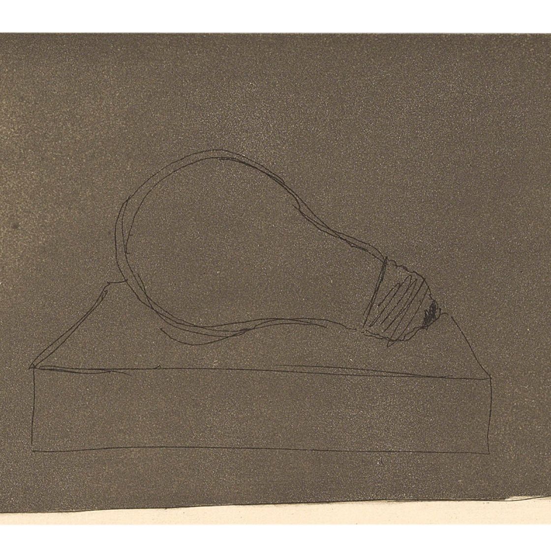 Jasper Johns — 1-я гравюра, 2-е состояние: одна пластина