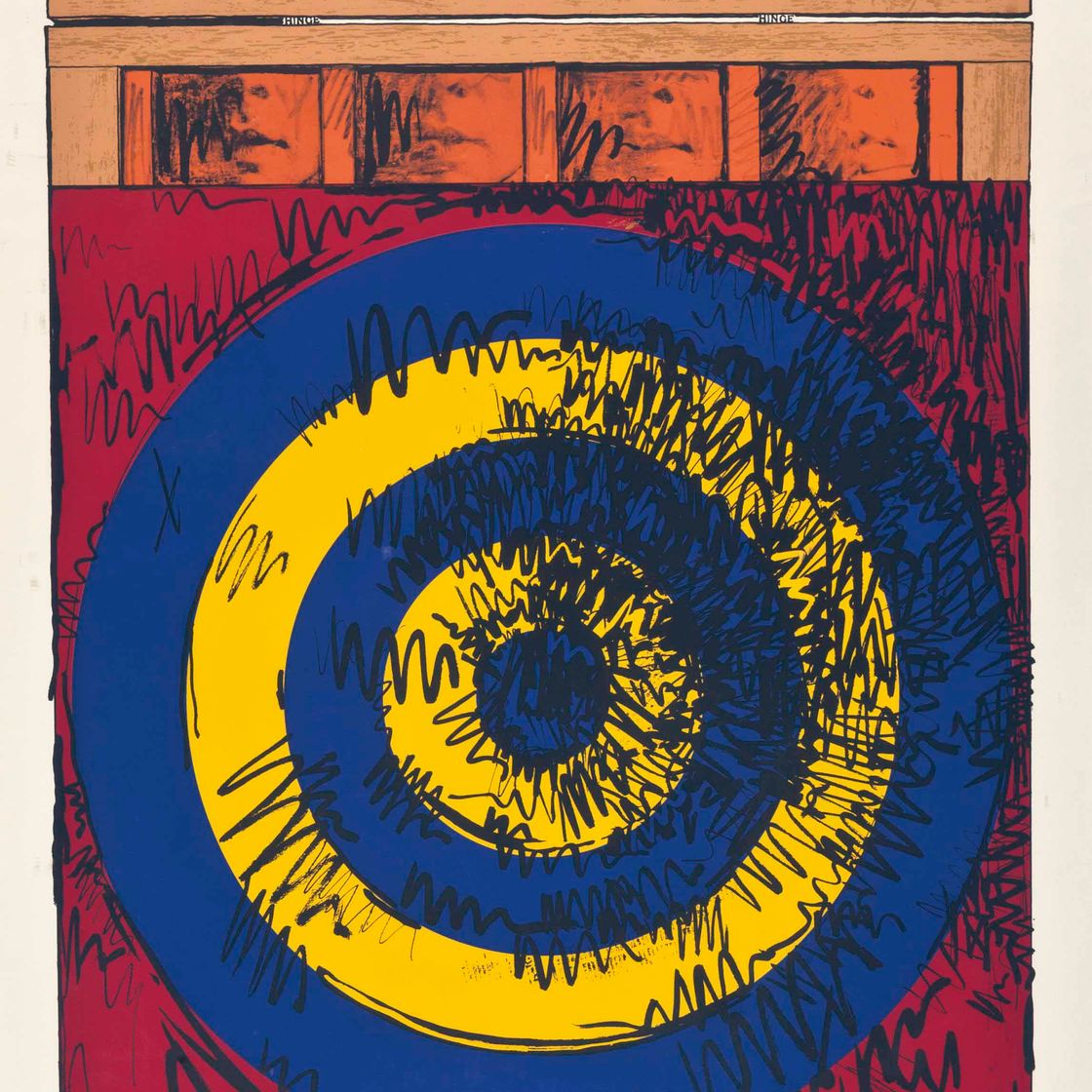 Jasper Johns — Мишень с четырьмя гранями