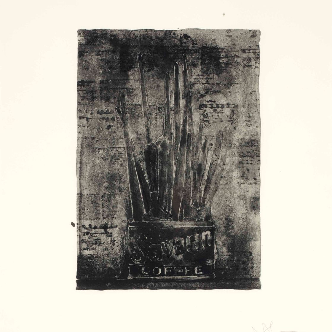 Jasper Johns — Саварин I (печенье)