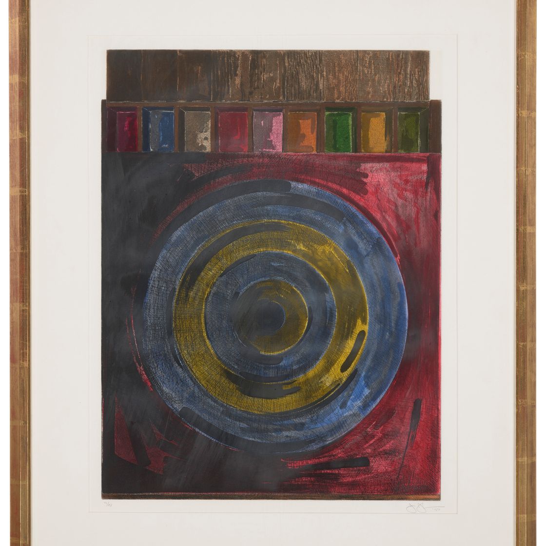 Jasper Johns — Мишень с гипсовыми слепками, изображение 2