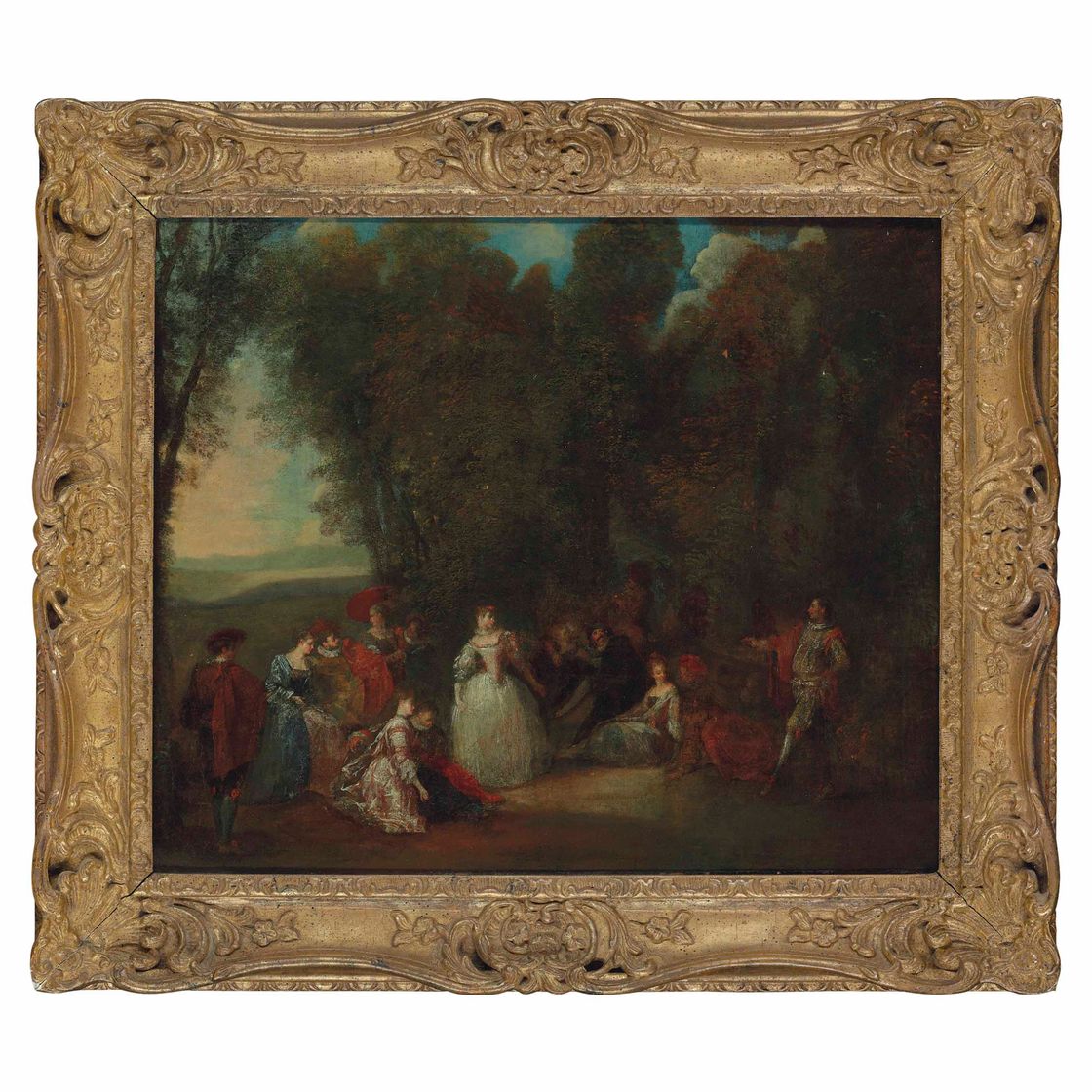 Jean Antoine Watteau — Праздничный вечер