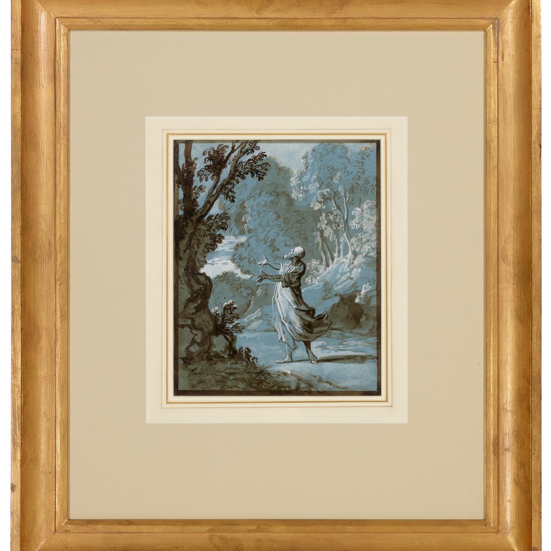 Jean Baptiste Oudry — Святой Феликс (?) танцует в пустыне, изображение 2