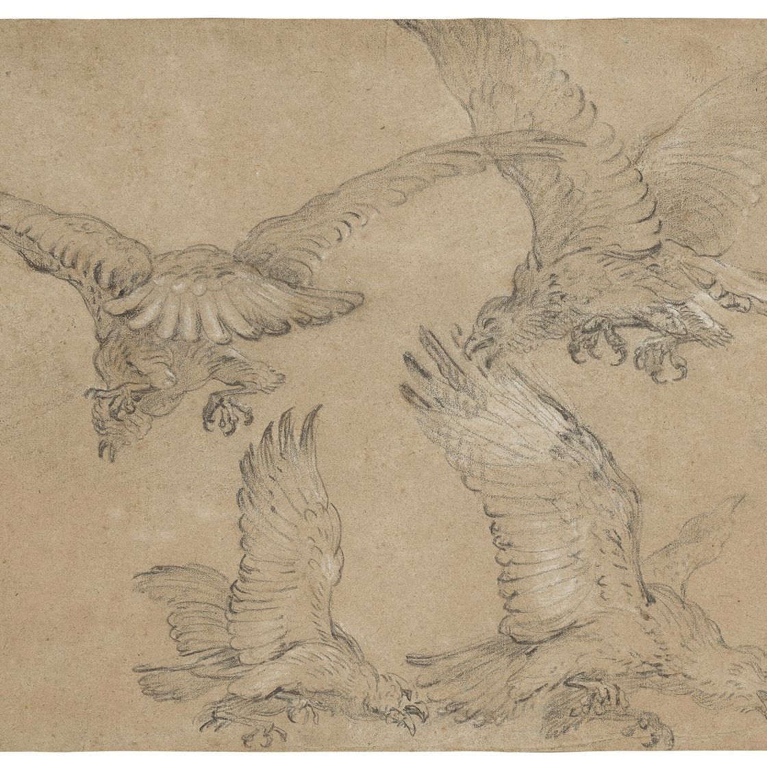 Jean Baptiste Oudry — Четыре орла