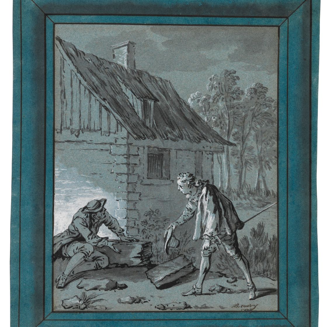 Jean Baptiste Oudry — Бельфегор в обличье Родерика и фермер Матео, изображение 1
