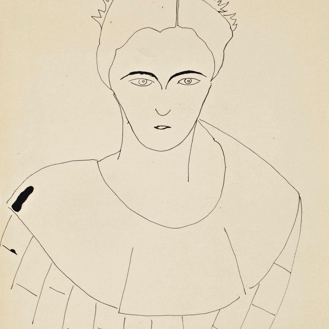 Jean Cocteau — Великолепные портреты-презюмы Валентина Гюго и Жана Кокто