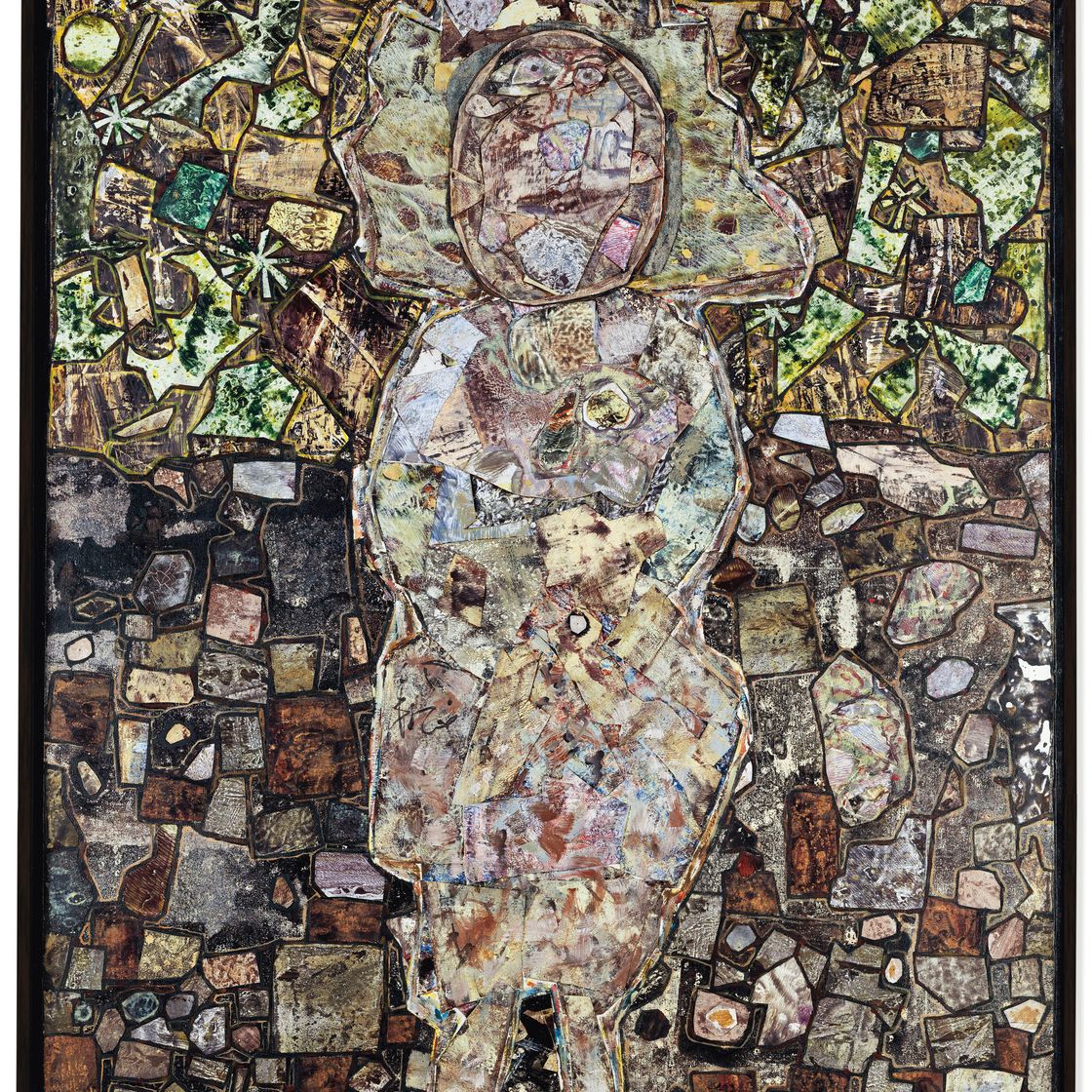 Jean Dubuffet — Мадам в саду (Дама в саду)