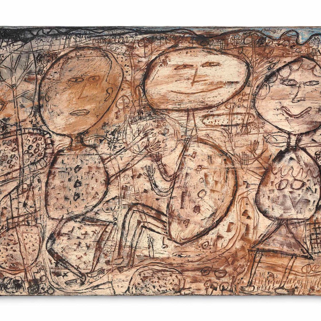 Jean Dubuffet — La Vie Agreste (Сельская жизнь)
