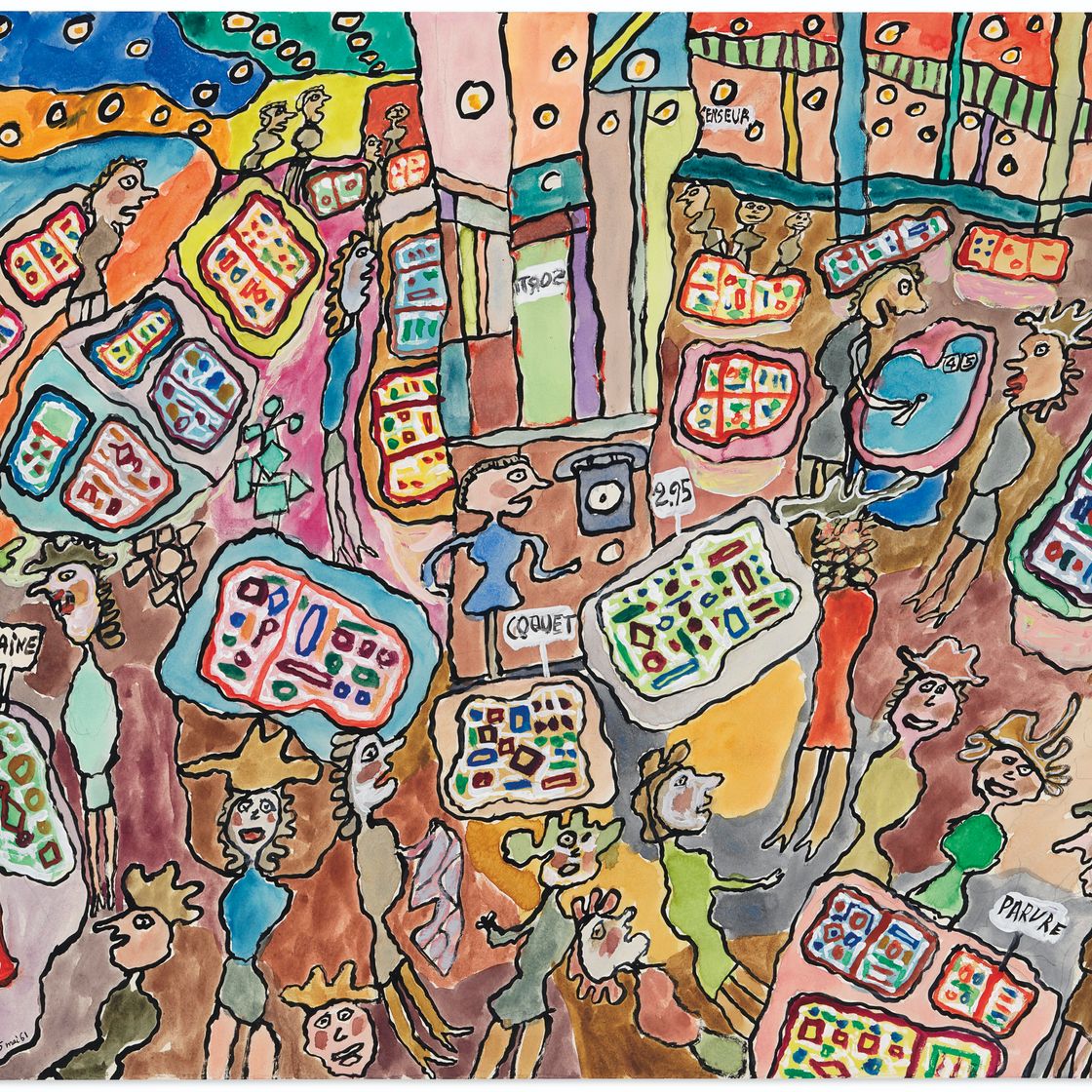 Jean Dubuffet — Бон Марше II, изображение 1