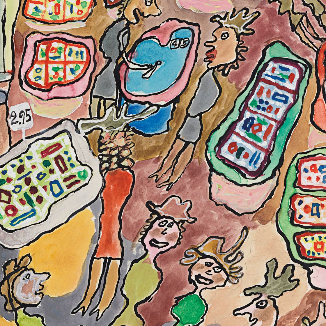 Jean Dubuffet — Бон Марше II, изображение 2