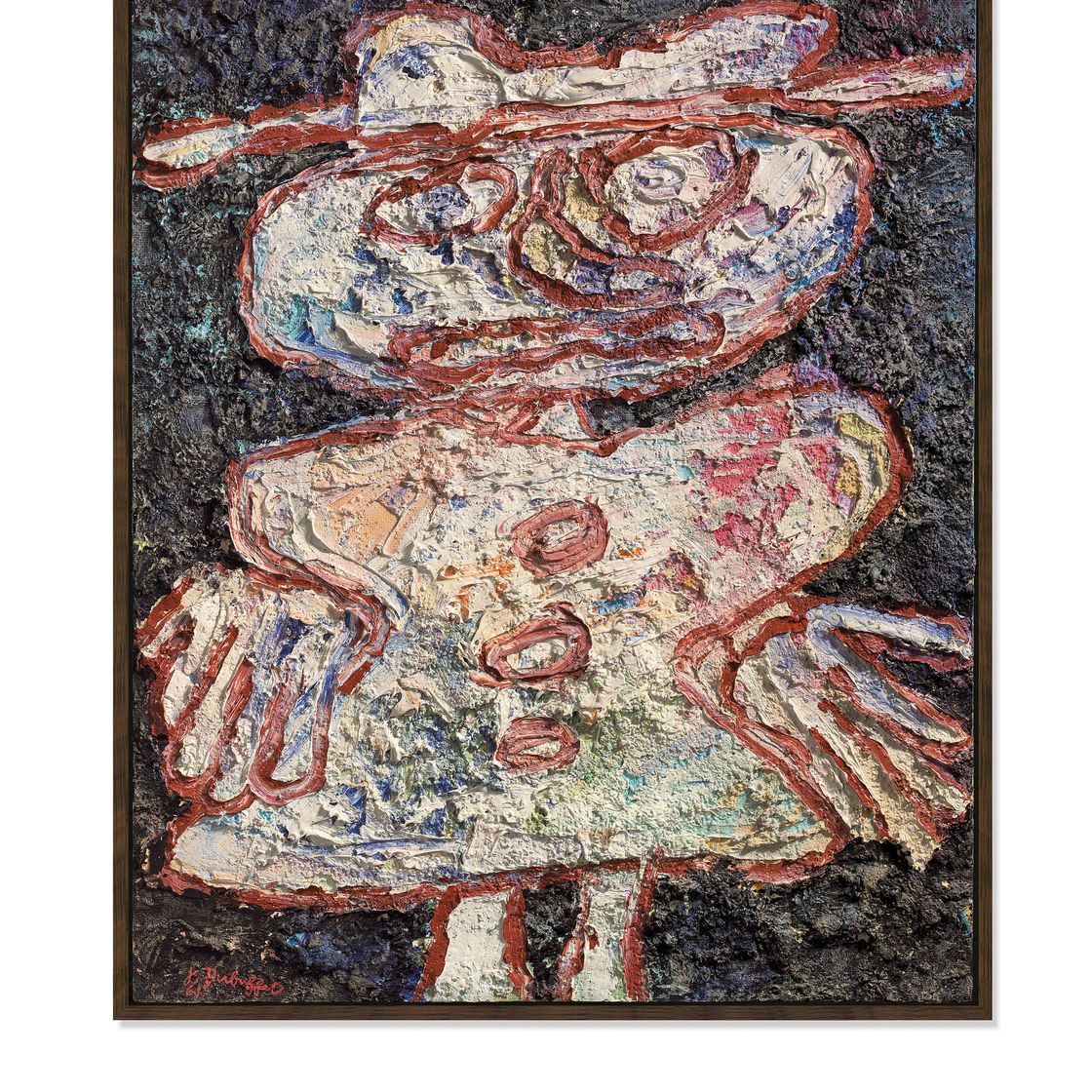 Jean Dubuffet — Халат с бутонами (платье на пуговицах)