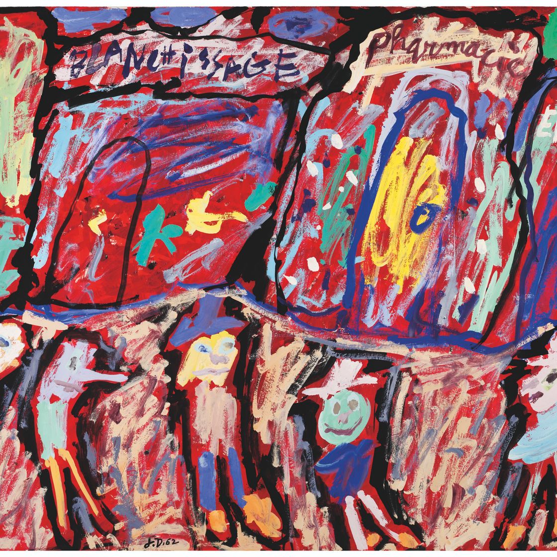 Jean Dubuffet — Бланшиссаж, Аптека (городской участок для шести человек), изображение 2