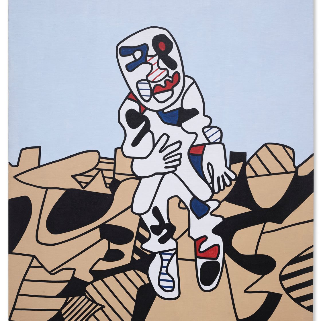 Jean Dubuffet — Марш в Кампань, изображение 1